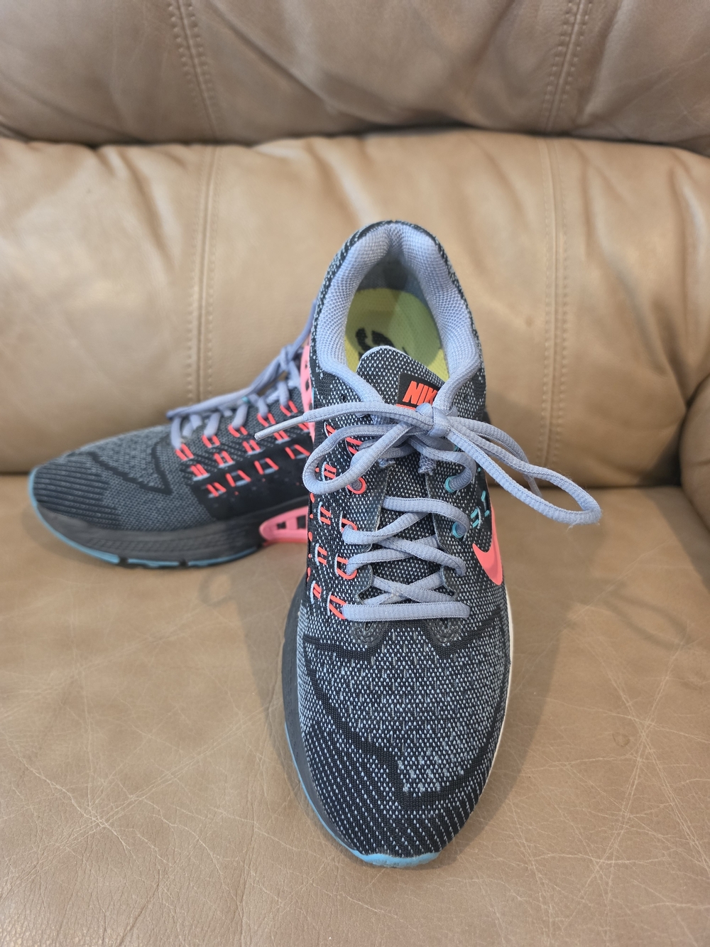 Nike Women's Gray & Pink Running Shoes